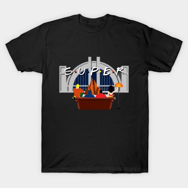 "Super" Sitcom T-Shirt by GloopTrekker